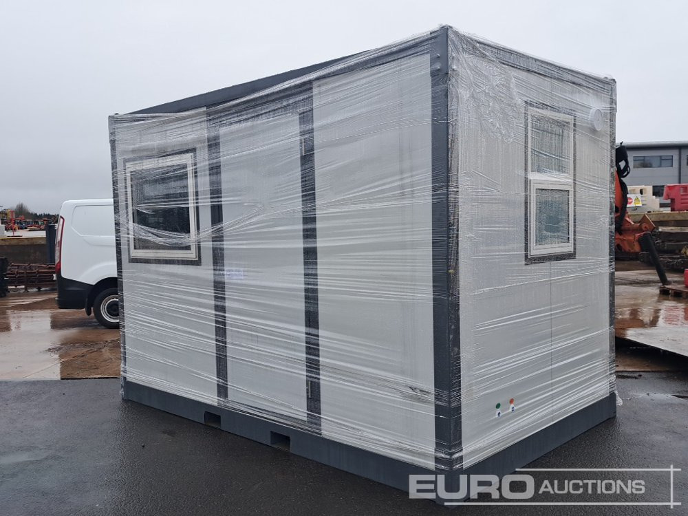Unused 12' Portacabin Office, Toilet Shower, 240v Electric, Sink Unit - Shipping container: picture 1 Unused 12' Portacabin Office, Toilet Shower, 240v Electric, Sink Unit - Shipping container: picture 1