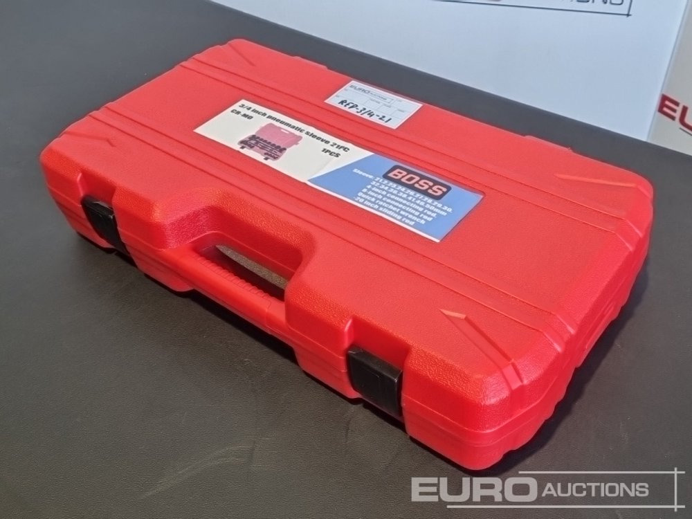 Unused 2025 Boss 3/4" 21pc Heavy Duty Pneumatic Socket Set, 4" Connecting Rod, 8" Connecting Rod, Quick Ratchet Wrench, 20" Sliding Rod - Workshop equipment: picture 3 Unused 2025 Boss 3/4" 21pc Heavy Duty Pneumatic Socket Set, 4" Connecting Rod, 8" Connecting Rod, Quick Ratchet Wrench, 20" Sliding Rod - Workshop equipment: picture 3