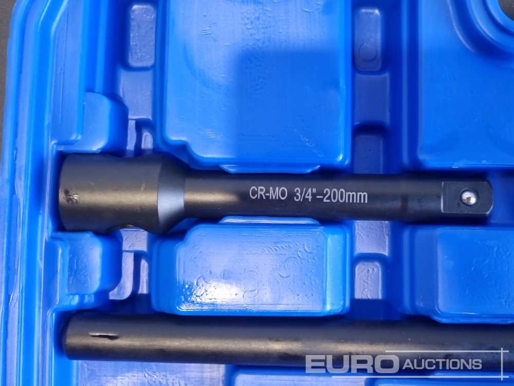 Unused 2025 Boss 3/4" 30pc Heavy Duty Pneumatic Socket Set, 4" Connecting Rod, 8" Connecting Rod, Ratchet Wrench, 20" Sliding Rod, 18" Bending Rod Universal Coupling, Adapter1-3/4" - Workshop equipment: picture 5 Unused 2025 Boss 3/4" 30pc Heavy Duty Pneumatic Socket Set, 4" Connecting Rod, 8" Connecting Rod, Ratchet Wrench, 20" Sliding Rod, 18" Bending Rod Universal Coupling, Adapter1-3/4" - Workshop equipment: picture 5