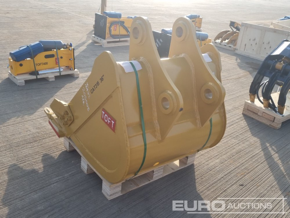 Unused 2025 Toft 40" Digging Bucket 70mm Pin to suit 14-16 Ton Excavator - Bucket: picture 3 Unused 2025 Toft 40" Digging Bucket 70mm Pin to suit 14-16 Ton Excavator - Bucket: picture 3