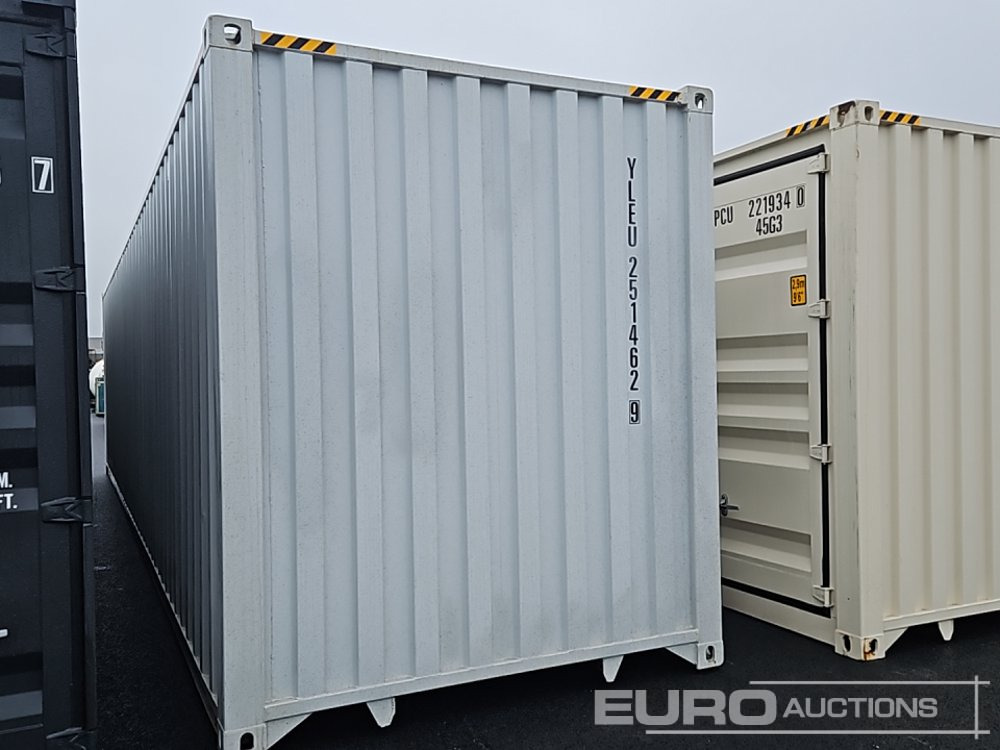 Unused 40' x 8' High Cube Container, 4 Side Doors, 1 End Door (Cannot Be Reconsigned) - Shipping container: picture 2 Unused 40' x 8' High Cube Container, 4 Side Doors, 1 End Door (Cannot Be Reconsigned) - Shipping container: picture 2