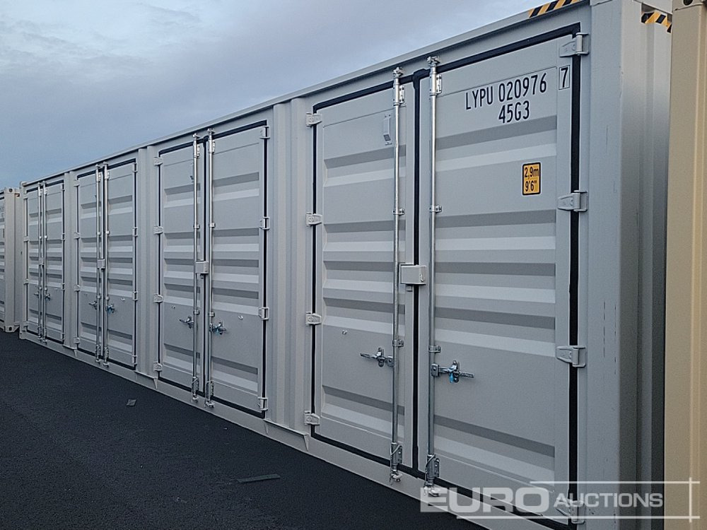 Unused 40' x 8' High Cube Container, 4 Side Doors, 1 End Door (Cannot Be Reconsigned) - Shipping container: picture 1 Unused 40' x 8' High Cube Container, 4 Side Doors, 1 End Door (Cannot Be Reconsigned) - Shipping container: picture 1