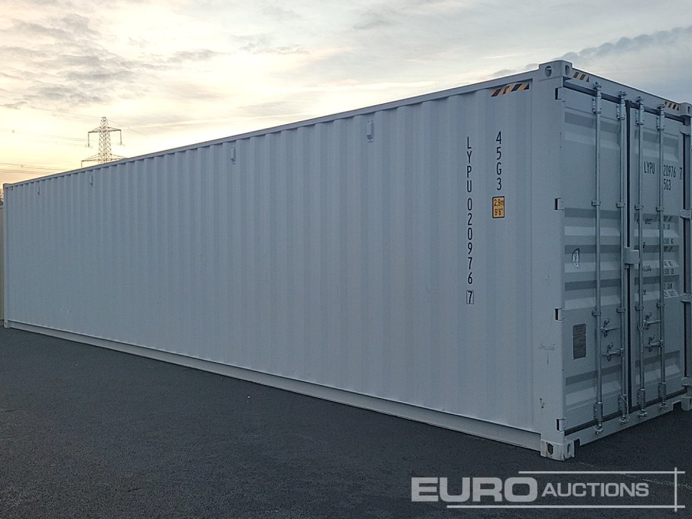 Unused 40' x 8' High Cube Container, 4 Side Doors, 1 End Door (Cannot Be Reconsigned) - Shipping container: picture 4 Unused 40' x 8' High Cube Container, 4 Side Doors, 1 End Door (Cannot Be Reconsigned) - Shipping container: picture 4