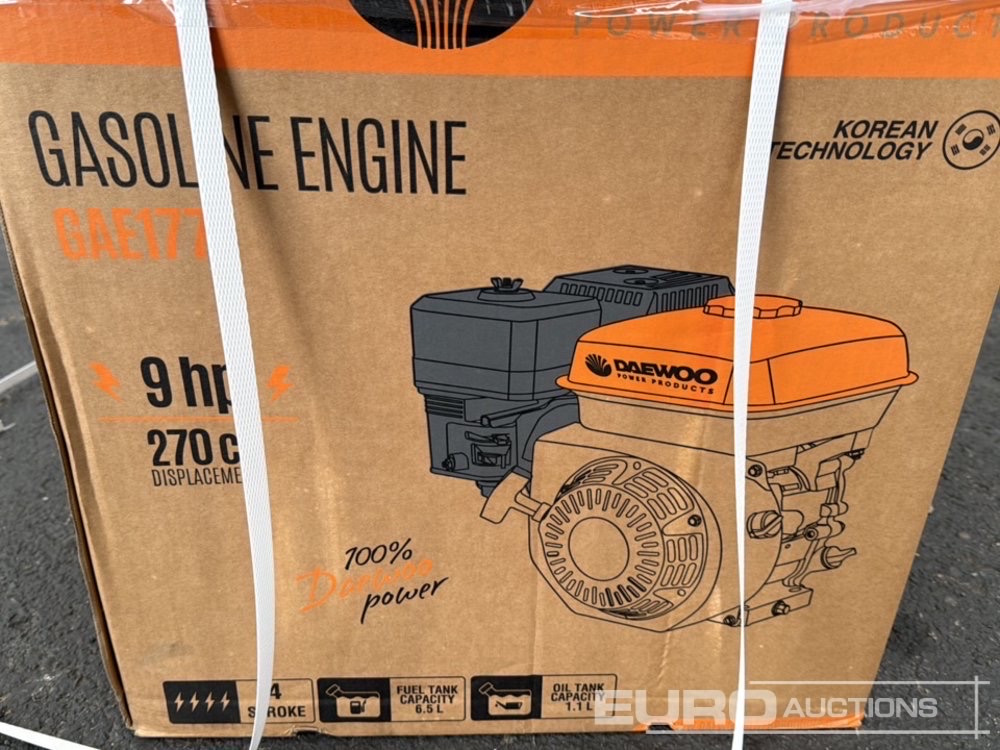 Workshop equipment Unused Daewoo GAE190F 418CC Petrol Engine (3 of): picture 8 Workshop equipment Unused Daewoo GAE190F 418CC Petrol Engine (3 of): picture 8