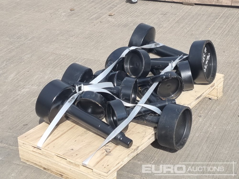 Unused Haner Pallet of Post Knocker Heads - Hydraulic hammer: picture 5 Unused Haner Pallet of Post Knocker Heads - Hydraulic hammer: picture 5