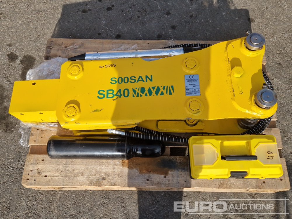 Unused Soosan SB40 - Hydraulic hammer: picture 1 Unused Soosan SB40 - Hydraulic hammer: picture 1