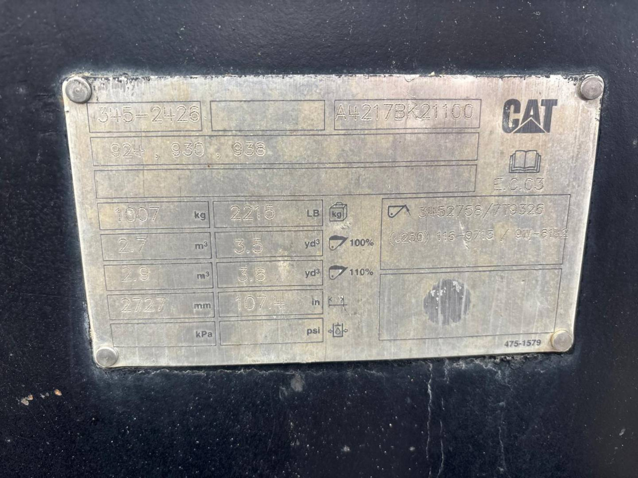 Leasing of CAT 938M CAT 938M: picture 22