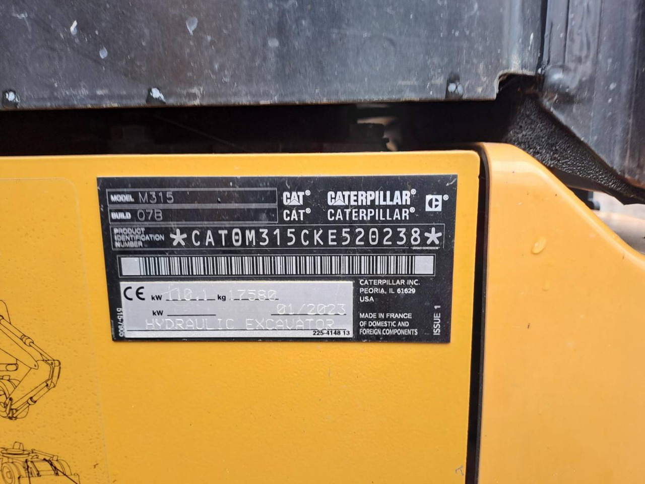 CAT M315 - Wheel excavator: picture 5 CAT M315 - Wheel excavator: picture 5