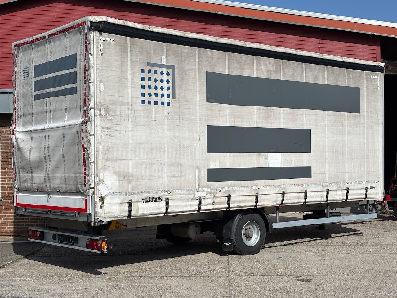 Tang 1achs Edscha, Schiebeplane 7,25m - Curtainsider trailer: picture 2 Tang 1achs Edscha, Schiebeplane 7,25m - Curtainsider trailer: picture 2