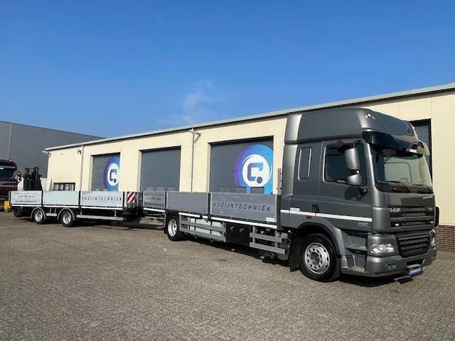 DAF CF 85 .360 4x2 Euro 5 - Open laadbak + WebTrailer open laadbak - Year 2012 - Good condition - Dropside/ Flatbed truck: picture 1 DAF CF 85 .360 4x2 Euro 5 - Open laadbak + WebTrailer open laadbak - Year 2012 - Good condition - Dropside/ Flatbed truck: picture 1