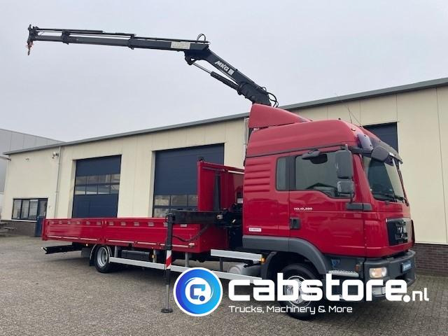 MAN TGL 12.220 4x2 BL Kraanwagen + open laadbak - Euro 5 - Handgeschakeld 6 speed - 6 Cilinder motor - MKG Laadkraan met afstandsbediening - Laadbak 690 cm lang! - Zeer nette MAN - Crane truck: picture 1 MAN TGL 12.220 4x2 BL Kraanwagen + open laadbak - Euro 5 - Handgeschakeld 6 speed - 6 Cilinder motor - MKG Laadkraan met afstandsbediening - Laadbak 690 cm lang! - Zeer nette MAN - Crane truck: picture 1