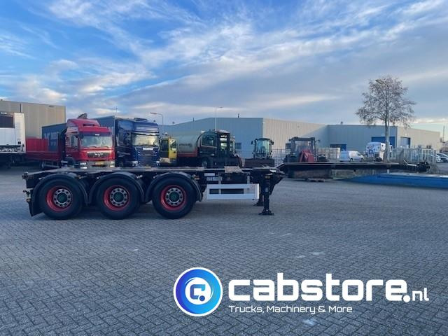Pacton T3-010 Container chassis - Bouwjaar 2009 - BPW assen met trommelrem - 2x uitschuifbaar - APK tot 06-2026 - Container transporter/ Swap body semi-trailer: picture 5 Pacton T3-010 Container chassis - Bouwjaar 2009 - BPW assen met trommelrem - 2x uitschuifbaar - APK tot 06-2026 - Container transporter/ Swap body semi-trailer: picture 5