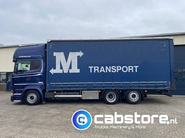 Curtainsider truck Scania R450  LB6X2MLB Euro 6 - Bouwjaar 2016 - Topline - Doorlaad-volume combi+ Wecon Middenas aanhangwagen - Good condition: picture 7