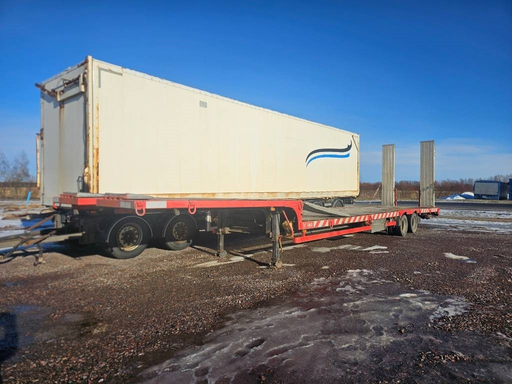 Schmidt 2 aks Pokkalavetti - Low loader semi-trailer: picture 1 Schmidt 2 aks Pokkalavetti - Low loader semi-trailer: picture 1