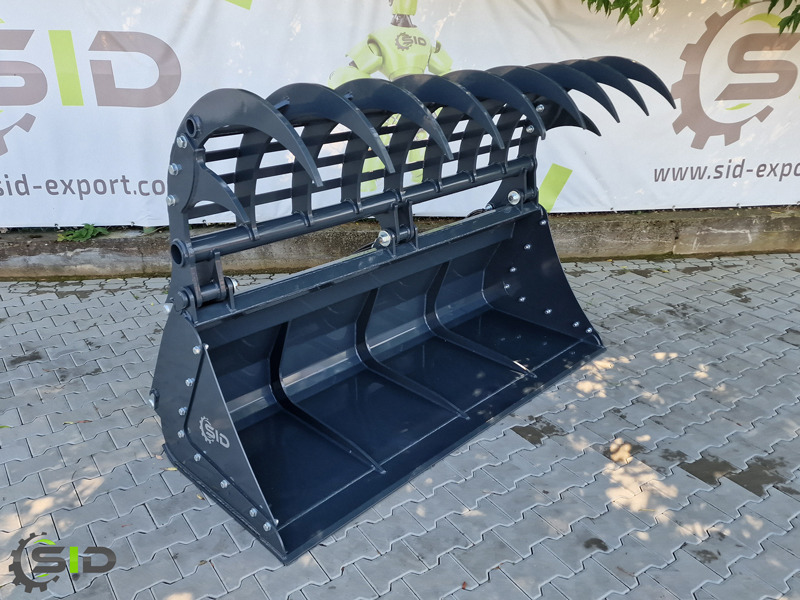 SID GREIFSCHAUFEL GEBRANNTE ZINKEN / Godet Crocodile BMS / Grab bucket burned tines 1,0 m - Clamshell bucket for Farm tractor: picture 2 SID GREIFSCHAUFEL GEBRANNTE ZINKEN / Godet Crocodile BMS / Grab bucket burned tines 1,0 m - Clamshell bucket for Farm tractor: picture 2