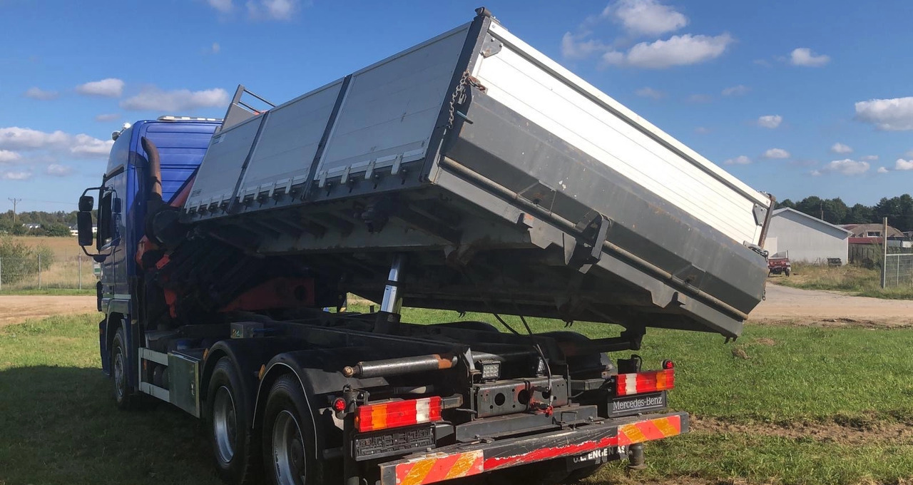 Crane truck MERCEDES-BENZ ACTROS PALFINGER 29TON/M ENERGETYKA!! 6x6 6x4: picture 8