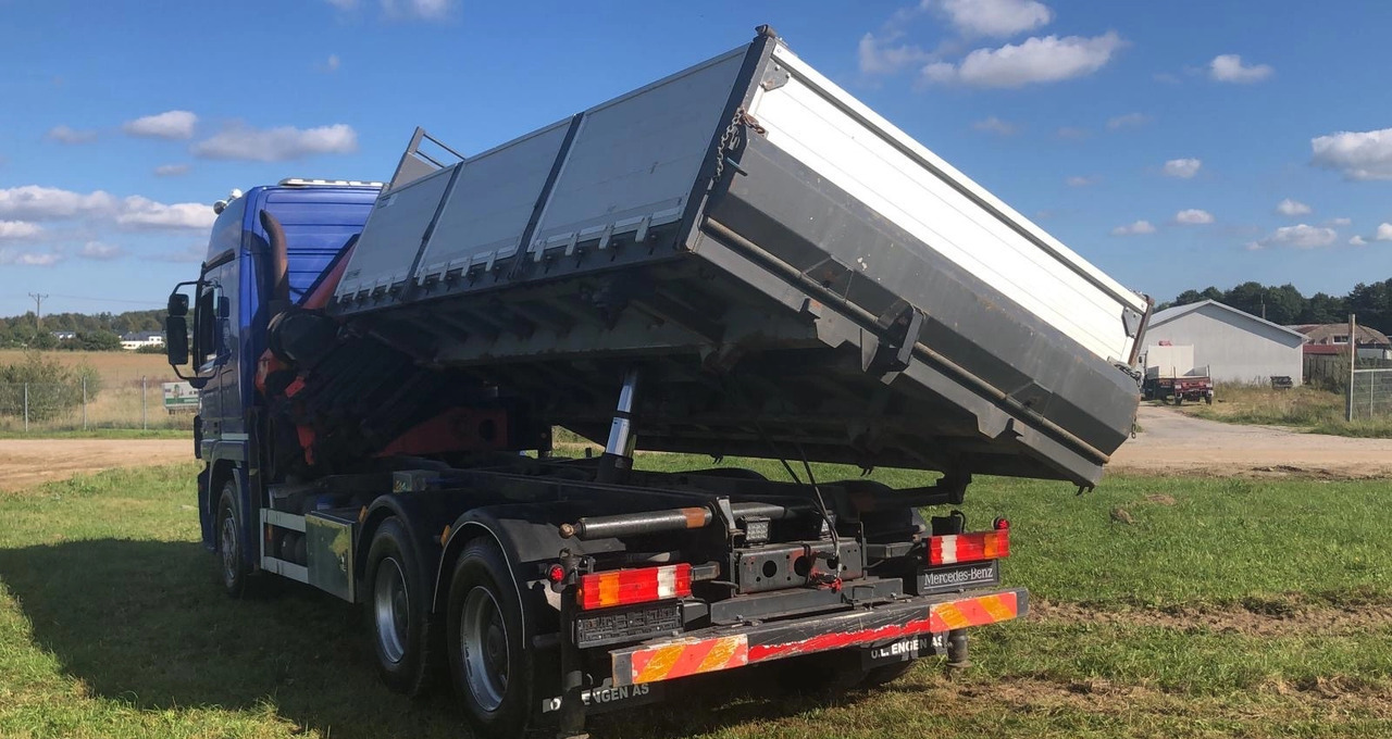 Crane truck MERCEDES-BENZ ACTROS PALFINGER 29TON/M ENERGETYKA!! 6x6 6x4: picture 7