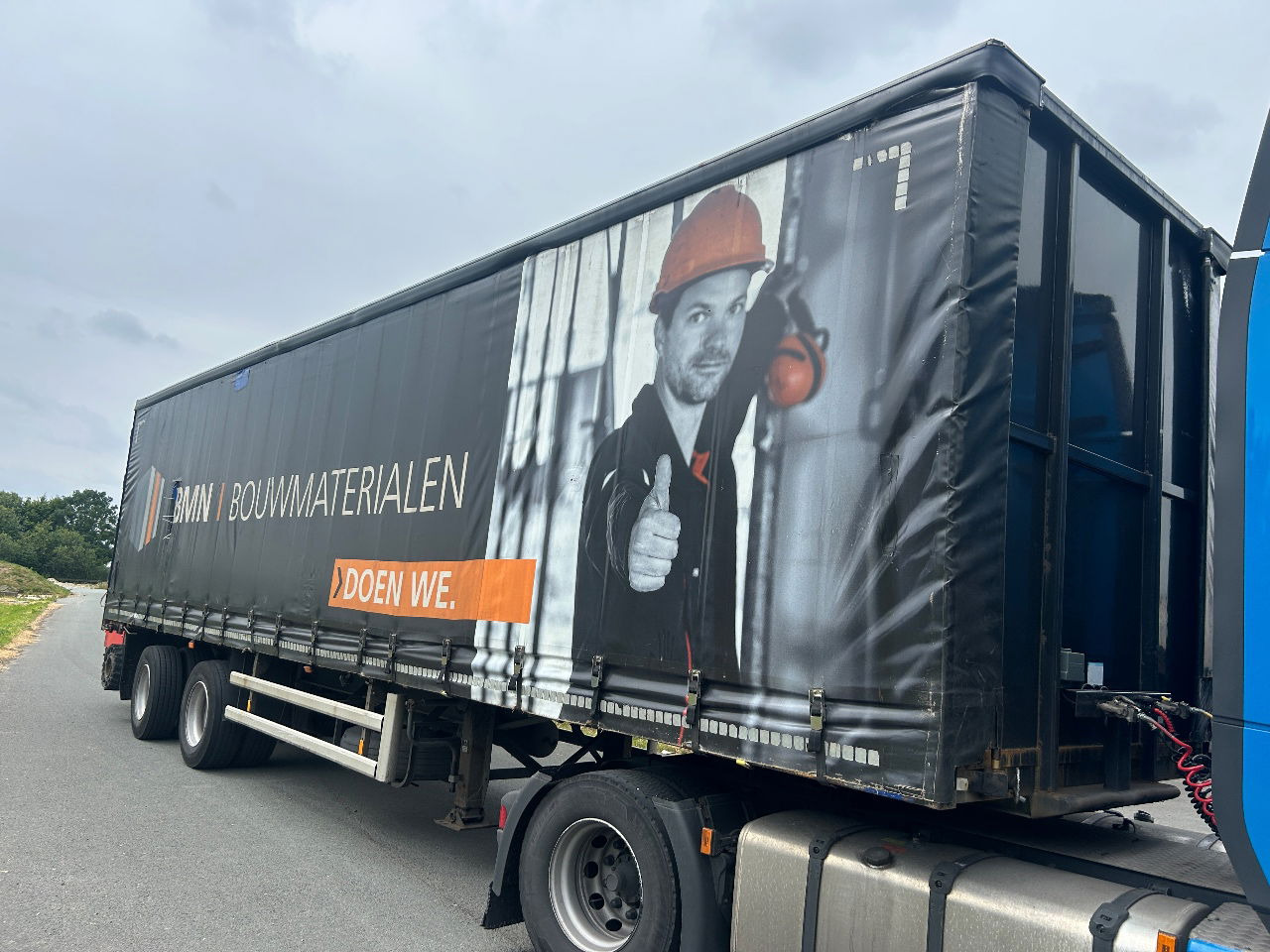 Floor Cityoplegger met Kooiaap - Curtainsider semi-trailer: picture 1 Floor Cityoplegger met Kooiaap - Curtainsider semi-trailer: picture 1