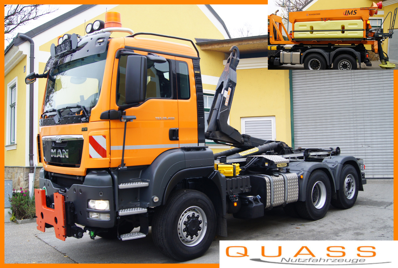 MAN TGS 28.400 BL 6x4-4/TÜV/PALIFT/Winterdienst/Salzstreuer/Streuer/Schneepflug - Snow removal vehicle: picture 1 MAN TGS 28.400 BL 6x4-4/TÜV/PALIFT/Winterdienst/Salzstreuer/Streuer/Schneepflug - Snow removal vehicle: picture 1