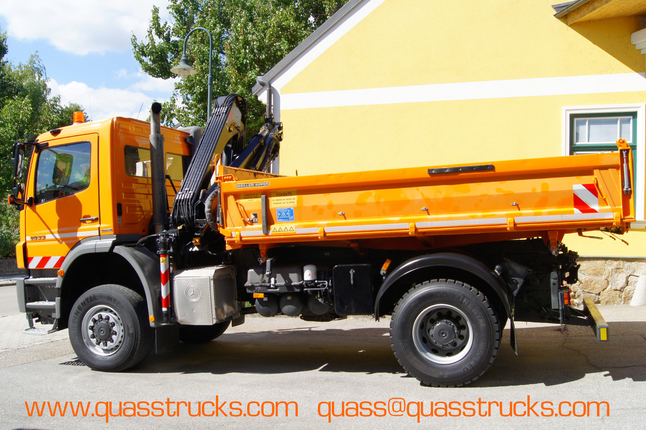 MERCEDES-BENZ AXOR 1833 4x4/TÜV/Eur4/HIAB 088/MEILLER/Winterdienst/Salzstreuer - Tipper, Crane truck: picture 3 MERCEDES-BENZ AXOR 1833 4x4/TÜV/Eur4/HIAB 088/MEILLER/Winterdienst/Salzstreuer - Tipper, Crane truck: picture 3