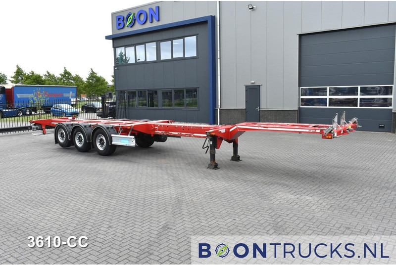 D-Tec FLEXITRAILER | 2x20-30-40-45ft HC * 2x LIFT AXLE * 2x EXTENDABLE * DISC BRAKES - Container transporter/ Swap body semi-trailer: picture 4 D-Tec FLEXITRAILER | 2x20-30-40-45ft HC * 2x LIFT AXLE * 2x EXTENDABLE * DISC BRAKES - Container transporter/ Swap body semi-trailer: picture 4