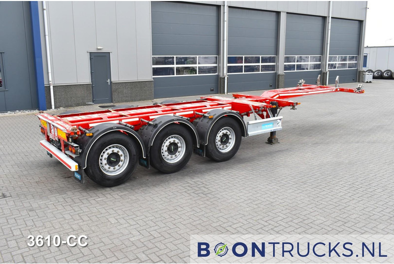 D-Tec FLEXITRAILER | 2x20-30-40-45ft HC * 2x LIFT AXLE * 2x EXTENDABLE * DISC BRAKES - Container transporter/ Swap body semi-trailer: picture 1 D-Tec FLEXITRAILER | 2x20-30-40-45ft HC * 2x LIFT AXLE * 2x EXTENDABLE * DISC BRAKES - Container transporter/ Swap body semi-trailer: picture 1