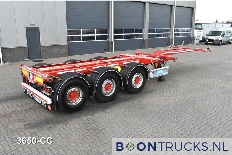 D-Tec FLEXITRAILER | 2x20-30-40-45ft HC * 2x LIFT AXLE * 2x EXTENDABLE * MOT 11-2025 - Container transporter/ Swap body semi-trailer: picture 1 D-Tec FLEXITRAILER | 2x20-30-40-45ft HC * 2x LIFT AXLE * 2x EXTENDABLE * MOT 11-2025 - Container transporter/ Swap body semi-trailer: picture 1