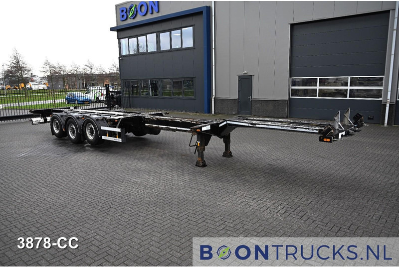 D-Tec FLEXITRAILER LS | 2x20-30-40-45ft HC * 2x LIFT AXLE * BPW / DISC * 2x EXTENDABLE - Container transporter/ Swap body semi-trailer: picture 4 D-Tec FLEXITRAILER LS | 2x20-30-40-45ft HC * 2x LIFT AXLE * BPW / DISC * 2x EXTENDABLE - Container transporter/ Swap body semi-trailer: picture 4