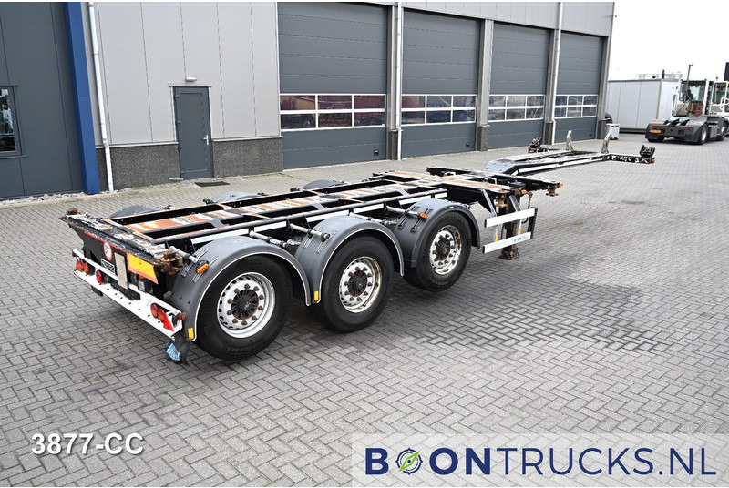 D-Tec FLEXITRAILER LS | 2x20-30-40-45ft HC * 2x LIFT AXLE * BPW / DISC * 2x EXTENDABLE - Container transporter/ Swap body semi-trailer: picture 1 D-Tec FLEXITRAILER LS | 2x20-30-40-45ft HC * 2x LIFT AXLE * BPW / DISC * 2x EXTENDABLE - Container transporter/ Swap body semi-trailer: picture 1