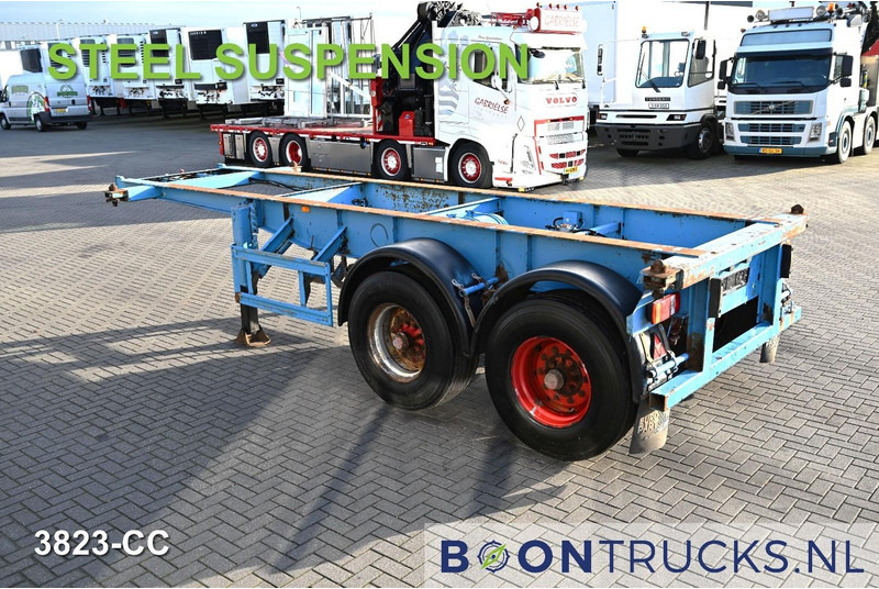 KOHLER CS 20/2 CHASSIS | 20ft * STEEL SUSPENSION * BPW / DRUM * 9x AVAILABLE - Container transporter/ Swap body semi-trailer: picture 2 KOHLER CS 20/2 CHASSIS | 20ft * STEEL SUSPENSION * BPW / DRUM * 9x AVAILABLE - Container transporter/ Swap body semi-trailer: picture 2