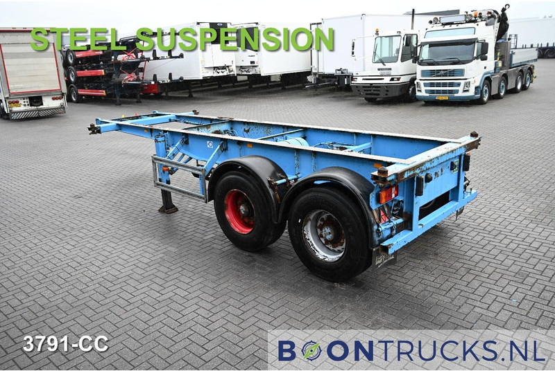 KOHLER CS 20/2 CHASSIS | 20ft * STEEL SUSPENSION * SAF / DRUM * 6x AVAILABLE - Container transporter/ Swap body semi-trailer: picture 2 KOHLER CS 20/2 CHASSIS | 20ft * STEEL SUSPENSION * SAF / DRUM * 6x AVAILABLE - Container transporter/ Swap body semi-trailer: picture 2