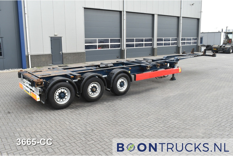 Krone SD BOX LINER | 2x20-40-45ft HC * LIFT AXLE * BPW/DISC * EXTENDABLE REAR * 10x AVAILABLE - Container transporter/ Swap body semi-trailer: picture 1 Krone SD BOX LINER | 2x20-40-45ft HC * LIFT AXLE * BPW/DISC * EXTENDABLE REAR * 10x AVAILABLE - Container transporter/ Swap body semi-trailer: picture 1