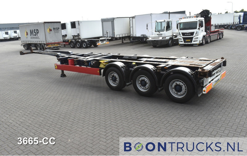Krone SD BOX LINER | 2x20-40-45ft HC * LIFT AXLE * BPW/DISC * EXTENDABLE REAR * 10x AVAILABLE - Container transporter/ Swap body semi-trailer: picture 3 Krone SD BOX LINER | 2x20-40-45ft HC * LIFT AXLE * BPW/DISC * EXTENDABLE REAR * 10x AVAILABLE - Container transporter/ Swap body semi-trailer: picture 3