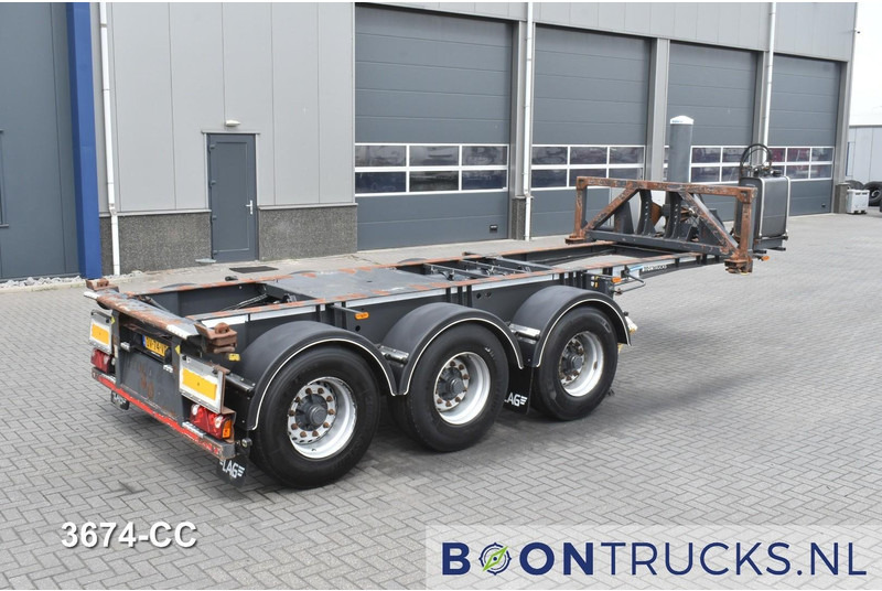 LAG O-3-CC A9 | 20ft TIPPING CHASSIS * 24v SELF SUPPORT * LIFT AXLE * BPW / DISC - Container transporter/ Swap body semi-trailer: picture 1 LAG O-3-CC A9 | 20ft TIPPING CHASSIS * 24v SELF SUPPORT * LIFT AXLE * BPW / DISC - Container transporter/ Swap body semi-trailer: picture 1