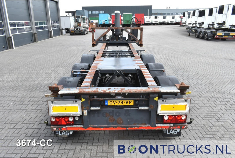 LAG O-3-CC A9 | 20ft TIPPING CHASSIS * 24v SELF SUPPORT * LIFT AXLE * BPW / DISC - Container transporter/ Swap body semi-trailer: picture 2 LAG O-3-CC A9 | 20ft TIPPING CHASSIS * 24v SELF SUPPORT * LIFT AXLE * BPW / DISC - Container transporter/ Swap body semi-trailer: picture 2