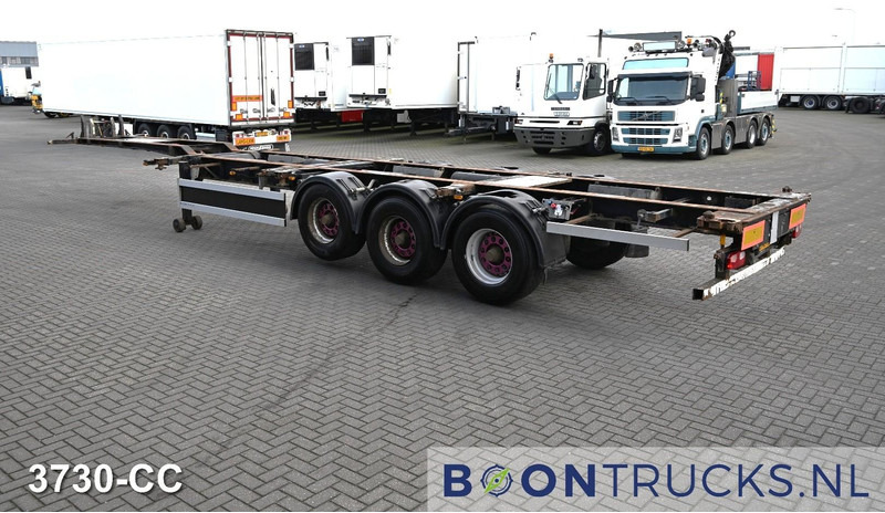 Pacton T3-007 2x20-40-45ft HC * LIFT AXLE * BPW * NL TRAILER - Container transporter/ Swap body semi-trailer: picture 2 Pacton T3-007 2x20-40-45ft HC * LIFT AXLE * BPW * NL TRAILER - Container transporter/ Swap body semi-trailer: picture 2