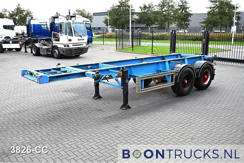 Schweriner Nutzfahrzeuge CS 20 CHASSIS | 20ft * STEEL SUSPENSION * BPW / DRUM * 9x AVAILABLE - Container transporter/ Swap body semi-trailer: picture 4 Schweriner Nutzfahrzeuge CS 20 CHASSIS | 20ft * STEEL SUSPENSION * BPW / DRUM * 9x AVAILABLE - Container transporter/ Swap body semi-trailer: picture 4