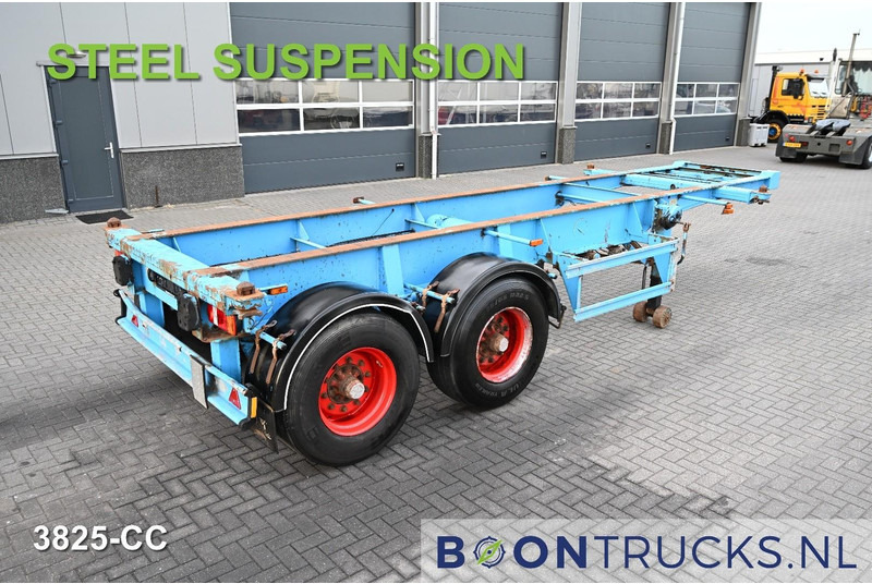 Schweriner Nutzfahrzeuge CS 20 CHASSIS | 20ft * STEEL SUSPENSION * BPW / DRUM * 9x AVAILABLE - Container transporter/ Swap body semi-trailer: picture 1 Schweriner Nutzfahrzeuge CS 20 CHASSIS | 20ft * STEEL SUSPENSION * BPW / DRUM * 9x AVAILABLE - Container transporter/ Swap body semi-trailer: picture 1