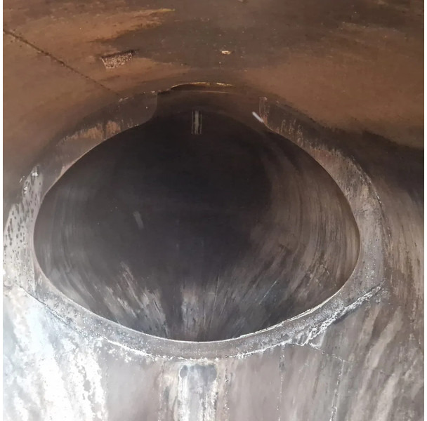 Tank semi-trailer zvvz 38000 liter aluminium GMP, veevoeder onderlosser met Vogelsang pomp: picture 13