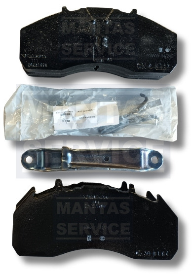 VOLVO BRAKE PAD KIT - DRAG FREE 24226155, 23149532, 21352570 - Brake pads for Truck: picture 2 VOLVO BRAKE PAD KIT - DRAG FREE 24226155, 23149532, 21352570 - Brake pads for Truck: picture 2