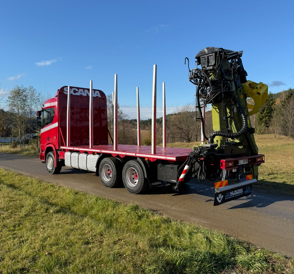 SCANIA R520 XT - Timber truck, Crane truck: picture 4 SCANIA R520 XT - Timber truck, Crane truck: picture 4