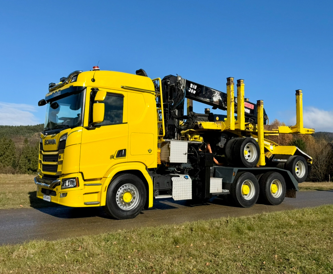 SCANIA R650 - Timber truck, Crane truck: picture 2 SCANIA R650 - Timber truck, Crane truck: picture 2