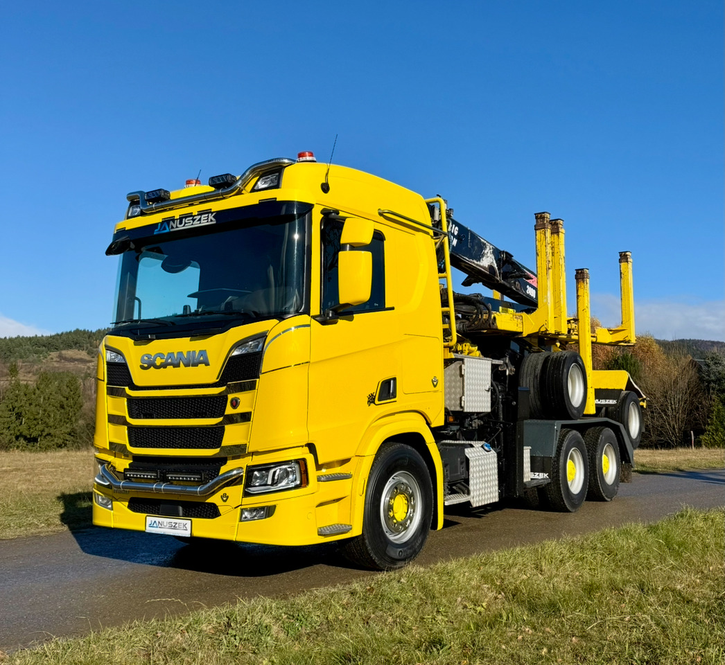 SCANIA R650 - Timber truck, Crane truck: picture 1 SCANIA R650 - Timber truck, Crane truck: picture 1