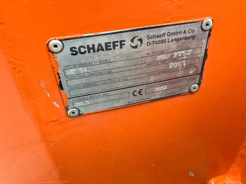 Schaeff HR 14 - Mini excavator: picture 2 Schaeff HR 14 - Mini excavator: picture 2