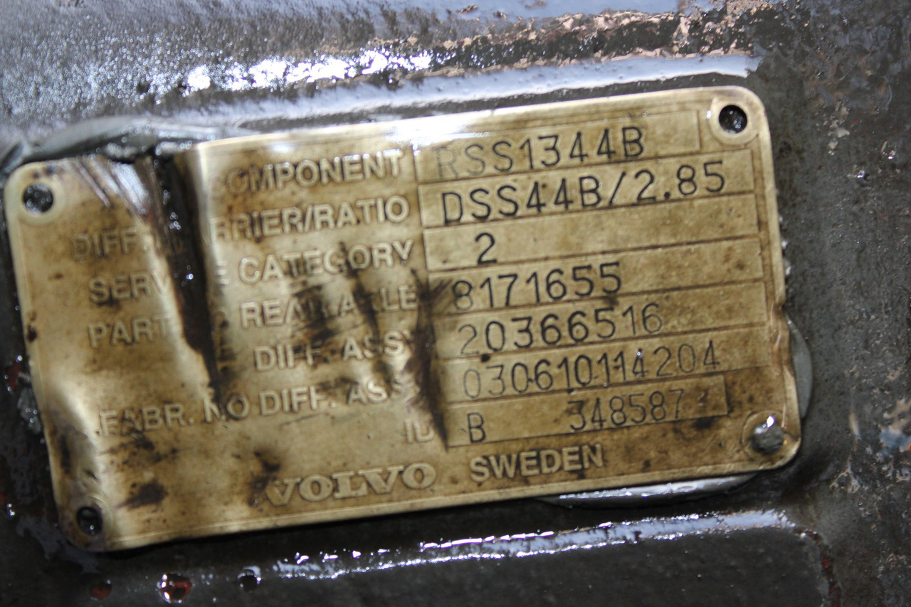 DIFERENTIAL VOLVO RSS1344B R=2,85 20366516 - Differential gear for Truck: picture 3 DIFERENTIAL VOLVO RSS1344B R=2,85 20366516 - Differential gear for Truck: picture 3