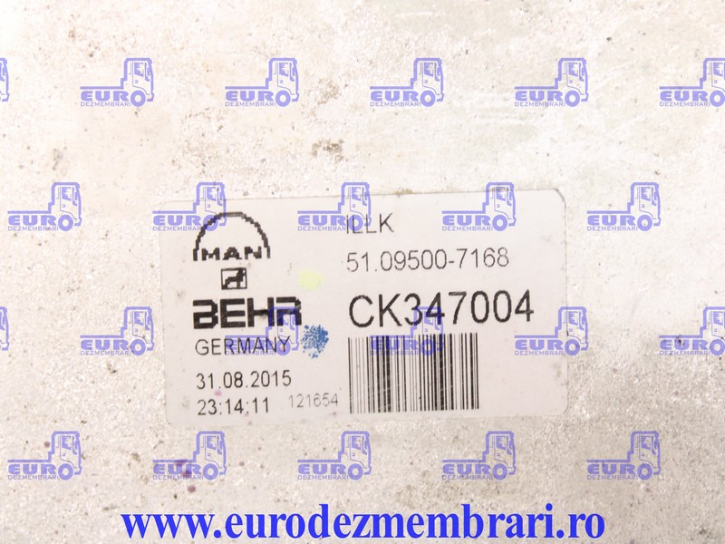 RADIATOR INTERCOOLER MAN D26 51.09500.7168, 51.09500.7196, 51.09500.7160, 51.09500.7151, 51.09500.7147 - Intercooler for Truck: picture 2 RADIATOR INTERCOOLER MAN D26 51.09500.7168, 51.09500.7196, 51.09500.7160, 51.09500.7151, 51.09500.7147 - Intercooler for Truck: picture 2