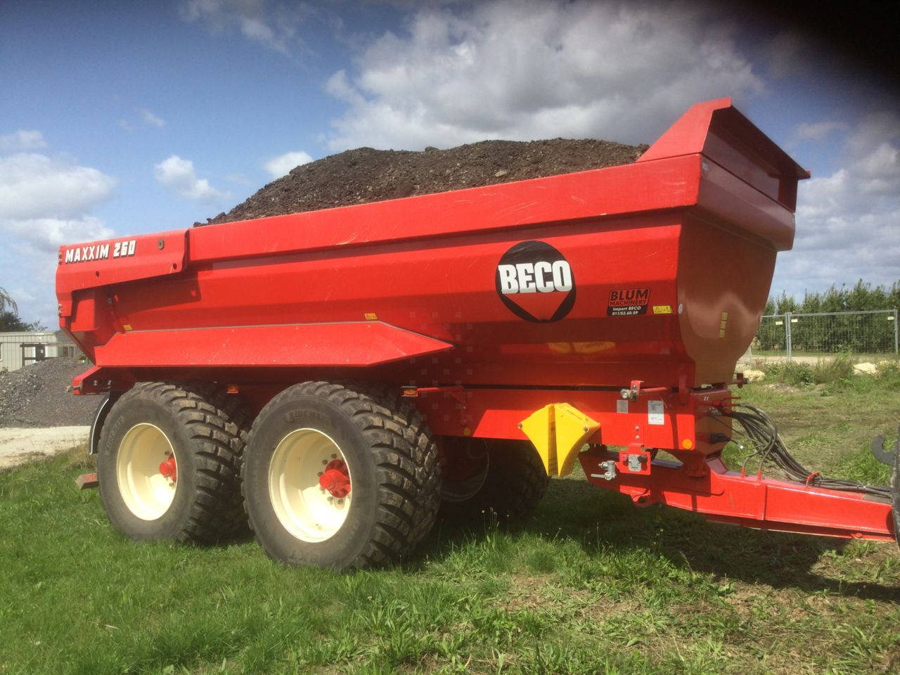 Beco Maxxim 260 - Tipper trailer: picture 2 Beco Maxxim 260 - Tipper trailer: picture 2
