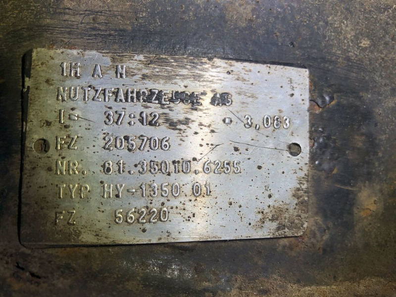 MAN 37:12 - Differential gear: picture 2 MAN 37:12 - Differential gear: picture 2