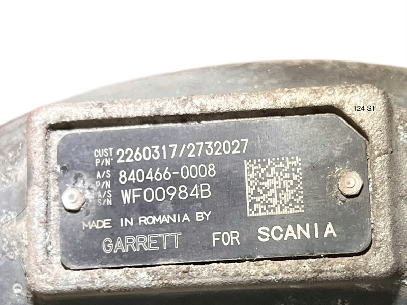 Scania Garrett - Spare parts: picture 3 Scania Garrett - Spare parts: picture 3