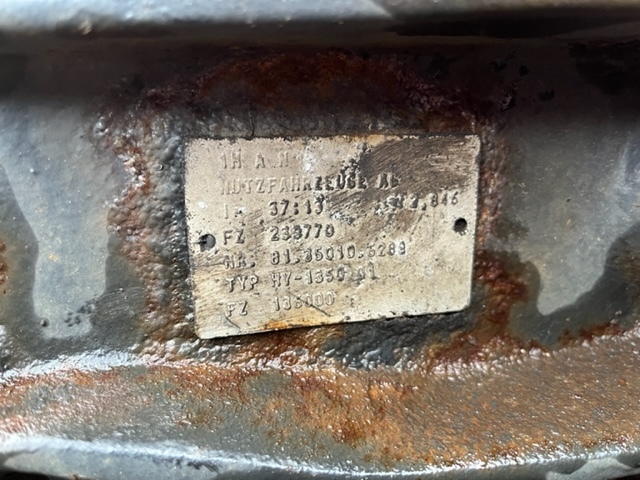 MAN TGX Typ 1350 - Rear axle for Truck: picture 3 MAN TGX Typ 1350 - Rear axle for Truck: picture 3